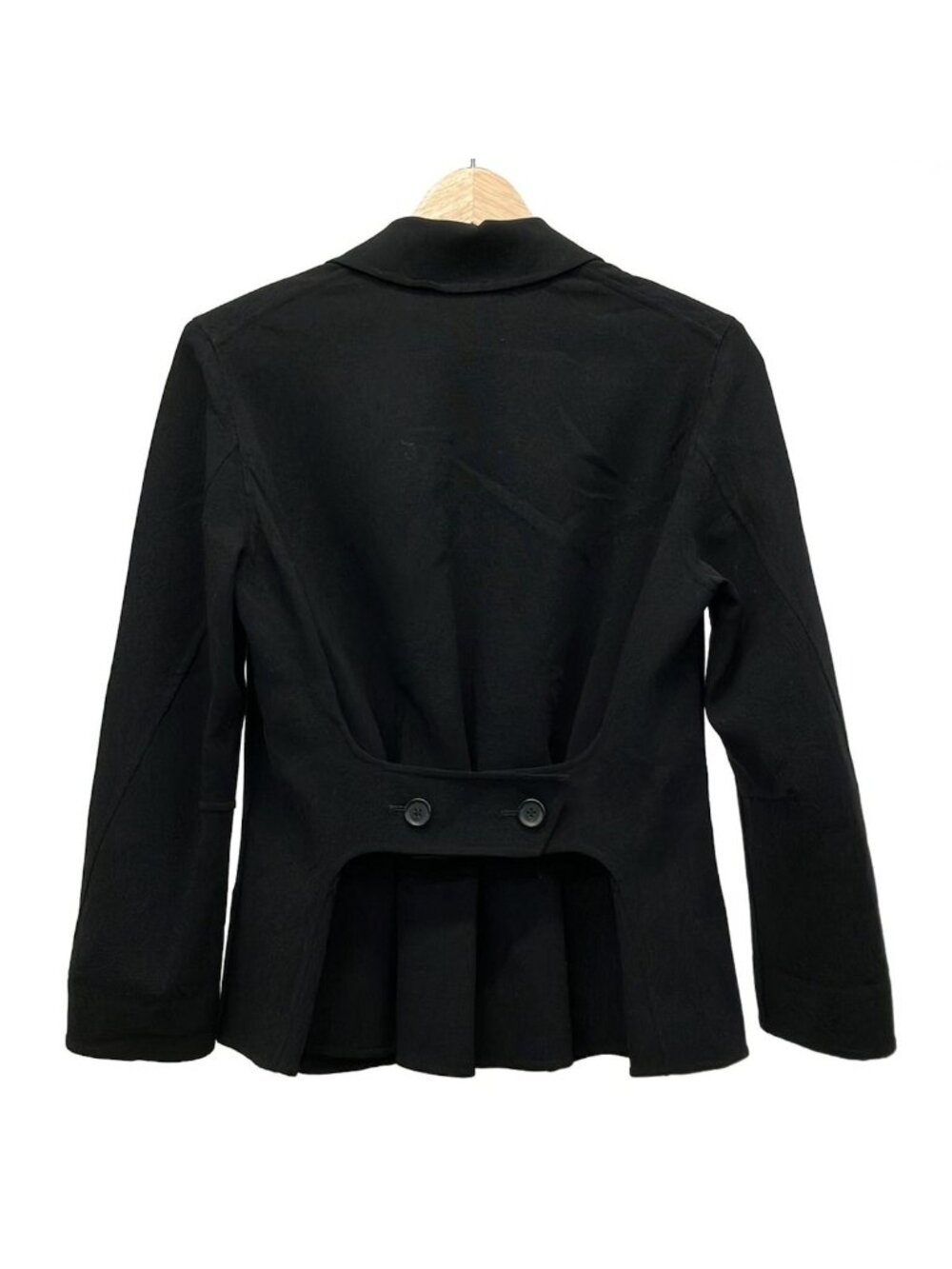 Celine Jacket 38 M Black Long Sleeve Shoulder Pad Spring Autumn - Picture 2 of 4